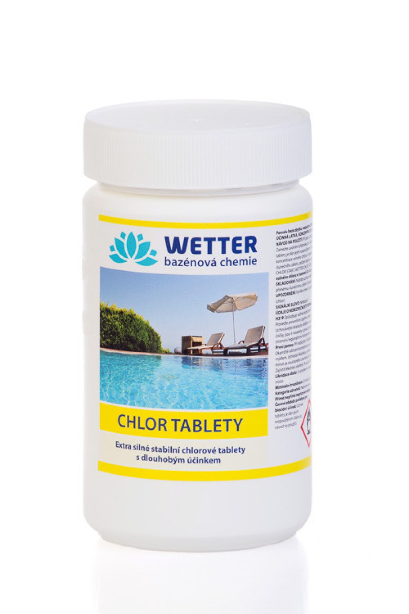 WETTER chlor tablety 1,2 kg