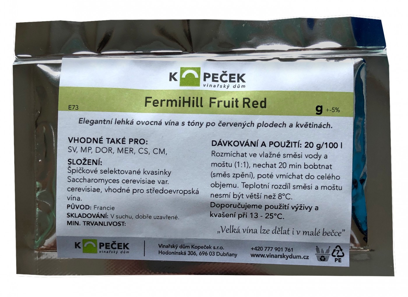 FermiHill Fruit Red 100 g