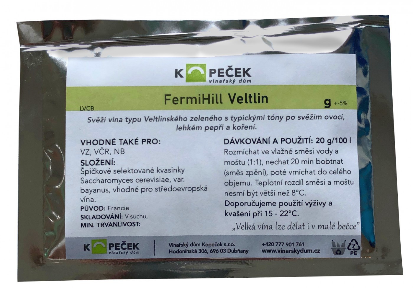 FermiHill Veltlin 100 g