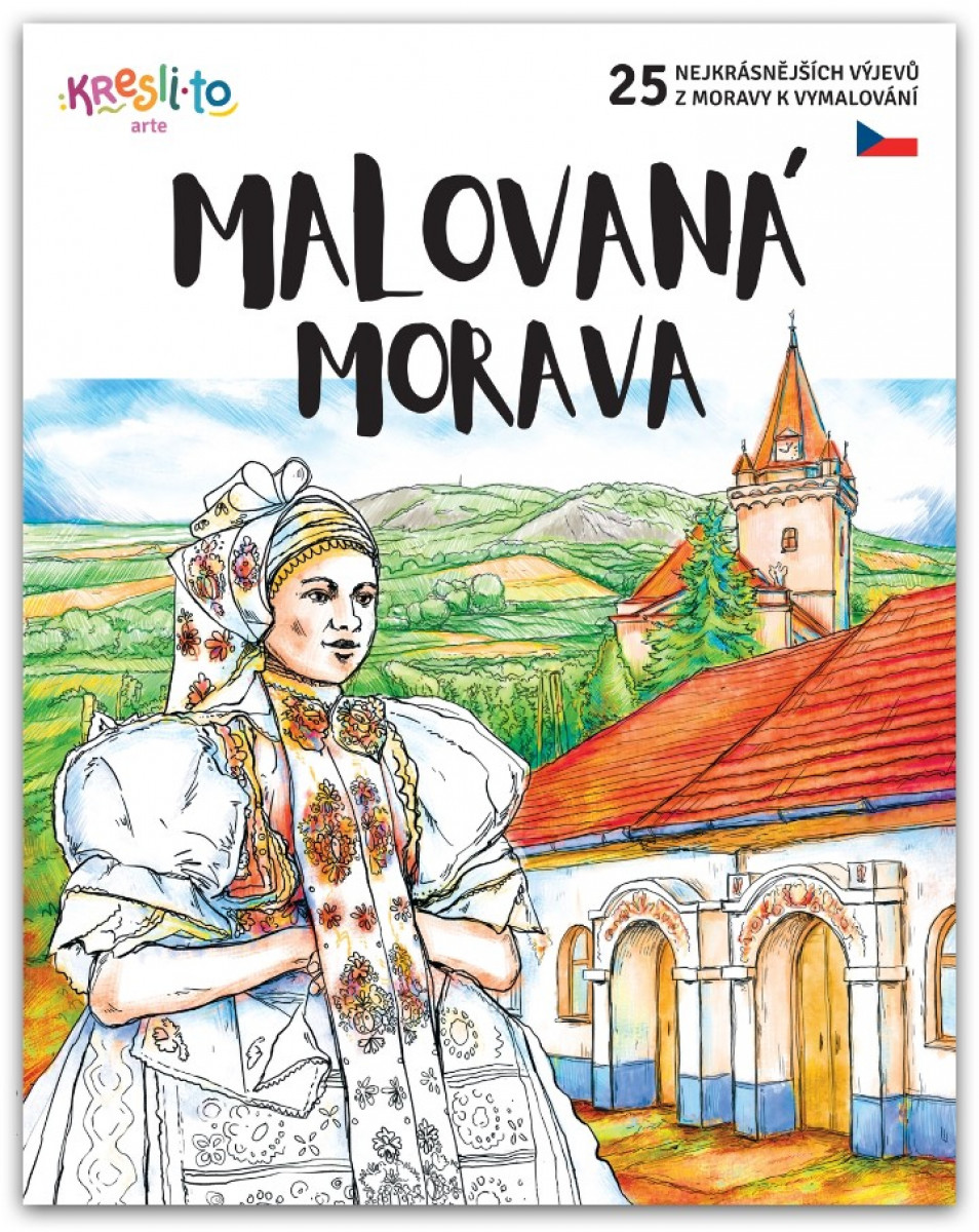 Malovaná Morava - omalovánky
