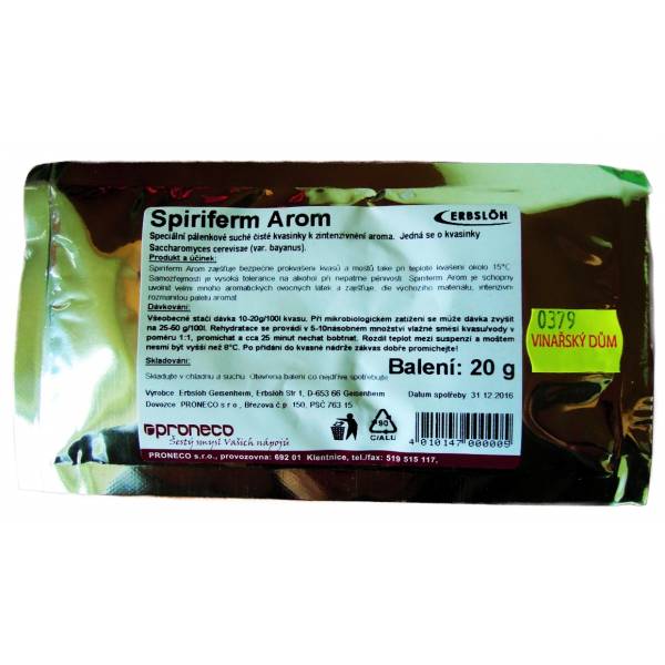 Kvasinky Spiriferm Arom 20 g
