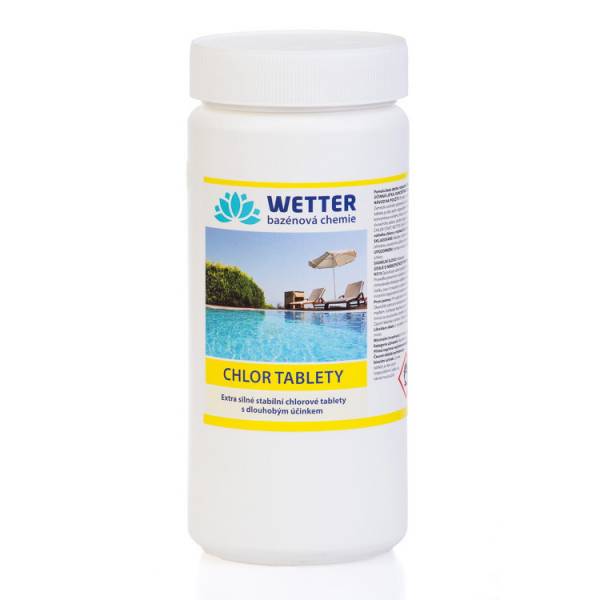 WETTER chlor tablety 1,6 kg