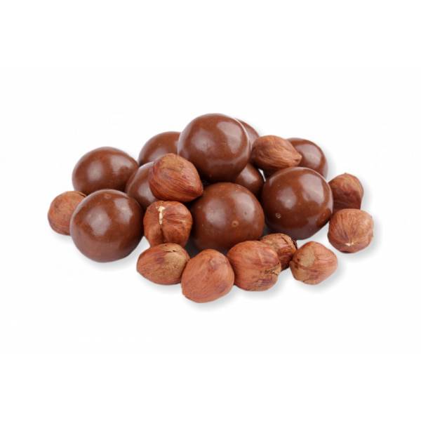 Lískové ořechy v mléčné čokoládě 250 g