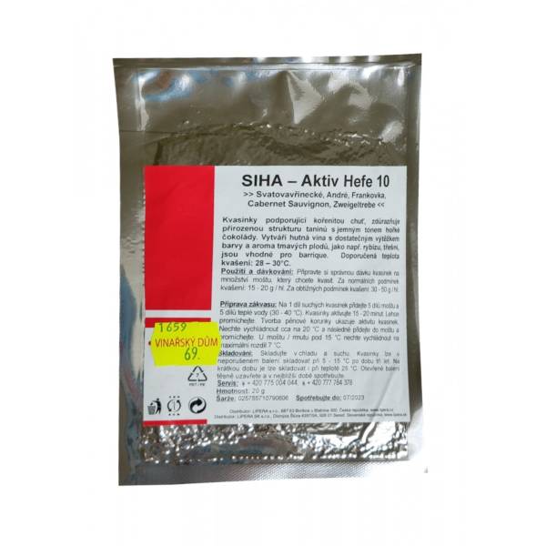 SIHA - Aktiv Hefe 10 20 g