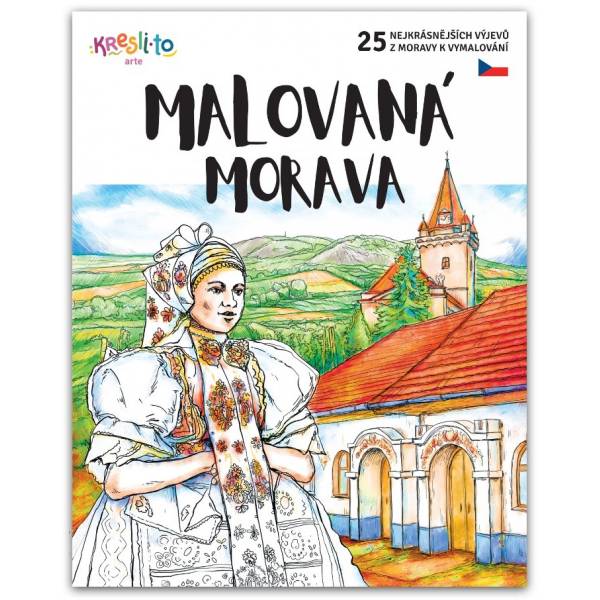 Malovaná Morava - omalovánky