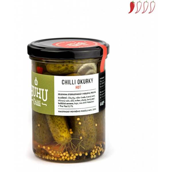 Chilli okurky - hot 440 ml